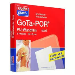 GOTA-POR PU Wundfilm 10x6 cm steriele bestrating, 5 st