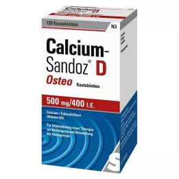 CALCIUM SANDOZ D Osteo 500 mg/400 I.E. Kauwtabletten, 120 stuks