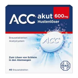 ACC akut 600 bruistabletten, 40 stuks