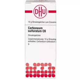 CARBONEUM SULFURATUM C 6-globuli, 10 g