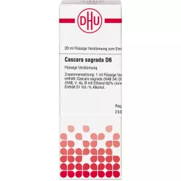 CASCARA SAGRADA D 6 verdunning, 20 ml