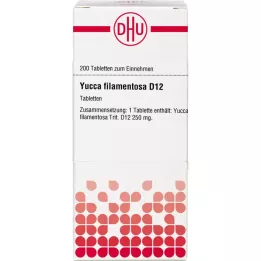 YUCCA FILAMENTOSA D 12 tabletten, 200 st