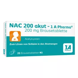 NAC 200 akut-1A Pharma bruistabletten, 20 stuks