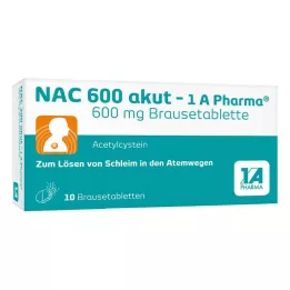 NAC 600 akut-1A Pharma bruistabletten, 10 stuks