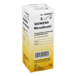 MICROALBUSTIX Urine teststrips visueel evalueerbaar, 25 stuks