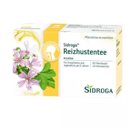 SIDROGA Droge hoest thee filterzakjes, 20X0.9 g