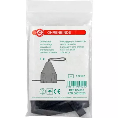 OHRENBINDE middelzwart, 1 stuk OHRENBINDE middelzwart, 1 stuk