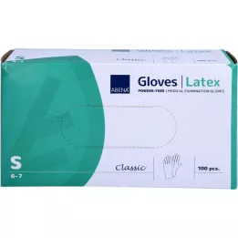 HANDSCHUHE Latex Unpowered Small 4387, 100 st