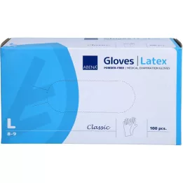 HANDSCHUHE Latex ongepoederd groot 4389, 100 stuks