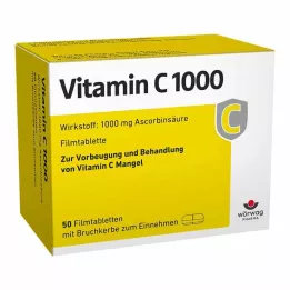 VITAMIN C 1000 filmomhulde tabletten, 50 stuks