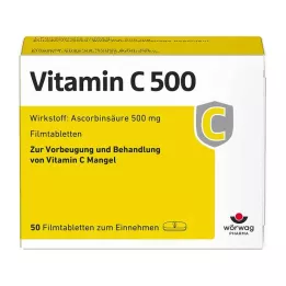 VITAMIN C 500 filmomhulde tabletten, 50 stuks