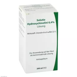 SOLUTIO HYDROXYQUINE. 0,4%, 200 ml