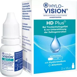 HYLO-VISION HD plus oogdruppels, 2x15 ml