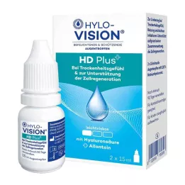 HYLO-VISION HD Plus oogdruppels, 2X15 ml