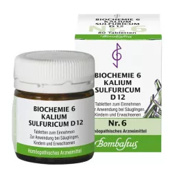 BIOCHEMIE 6 Kalium sulfuricum D 12 tabletten, 80 stuks