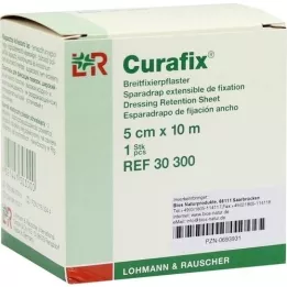 CURAFIX Pleister 5 cmx10 m, 1 |2| ST bevestigen |2|