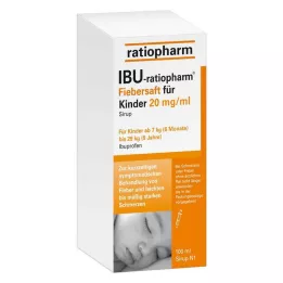 IBU-RATIOPHARM Koortssiroop voor kinderen 20 mg/ml, 100 ml