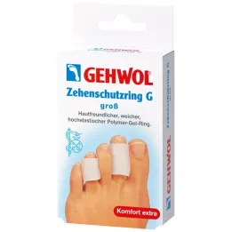 GEHWOL Polymeer Gel Teenbeschermingsring G groot, 2 stuks
