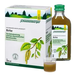 Berkensap Schoenenberger, 3X200 ml