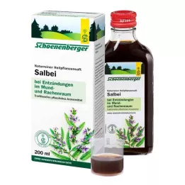 SALBEI SAFT Schoenenberger geneeskrachtige plantensappen, 200 ml
