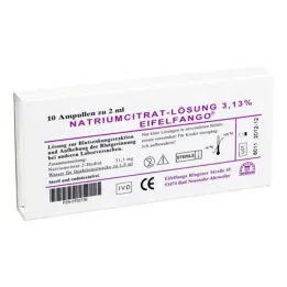 Natrum citricum 3,13% ampullen, 10X2 ml
