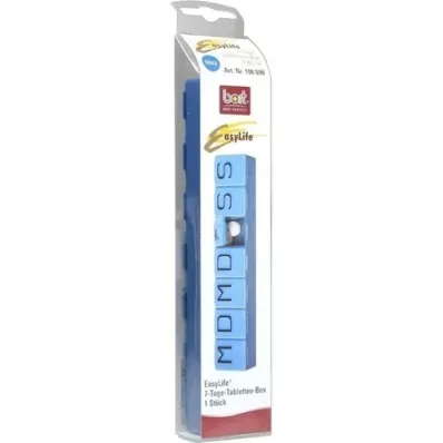 BORT EasyLife 7-daagse tabletdoos blauw, 1 st BORT EasyLife 7-daagse tabletdoos blauw, 1 st