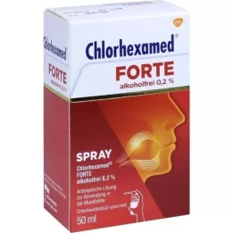 Chlorhexamed Forte alcoholvrije 0,2% spray, 50 ml