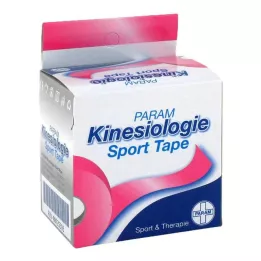 KINESIOLOGIE Sporttape 5 cmx5 m roze, 1 st