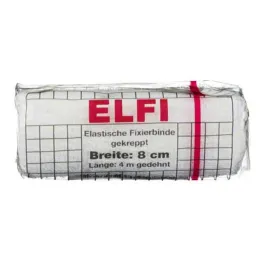 Dracoelfi elastisch bevestigingsverband 8cmx4m crêpe cello, 1 stuk
