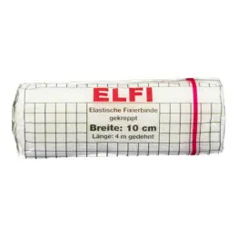 Dracoelfi elastisch bevestigingsverband 10cmx4m crêpe cello, 1 stuk
