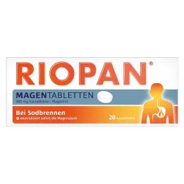 RIOPAN Maagtabletten Kauwtabletten, 20 stuks
