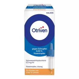 OTRIVEN 0,05% neusdruppels voor kinderen, 10 ml