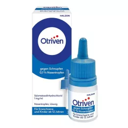 OTRIVEN 0,1% neusdruppels voor volwassenen en schoolkinderen, 20 ml