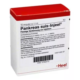 PANKREAS SUIS Injeel ampoules, 10 st