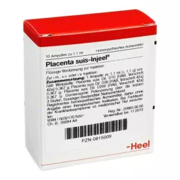 PLACENTA SUIS Injeel ampoules, 10 st