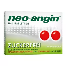 NEO-ANGIN Keelpastilles suikervrij, 24 stuks