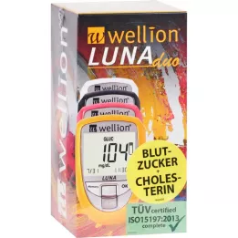 WELLION lunaduo BZ-messg.set mg/dl roze, 1 st