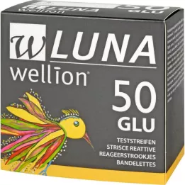 WELLION LUNA Bloedglucoseteststrips, 50 stuks