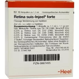 RETINA SUIS Injeel Forte ampullen, 10 st