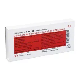 ISOTONISCHE NaCl-oplossing 0,9% Eifelfango Inj.-Lsg., 10X2 ml