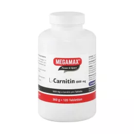 MEGAMAX L-carnitine 1000 mg tabletten, 120 st
