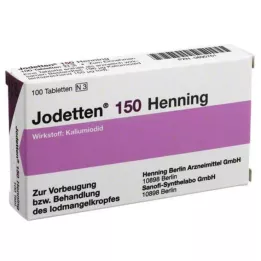 JODETTEN 150 Henning-tabletten, 100 stuks