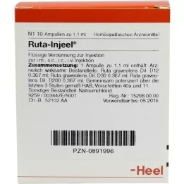 RUTA INJEEL Ampoules, 10 st