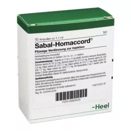 SABAL HOMACCORD Ampoules, 10 st