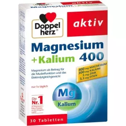 DOPPELHERZ Magnesium+kaliumtabletten, 30 st