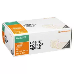 OPSITE Post-OP Zichtbaar verband 10x15 cm, 20 stuks