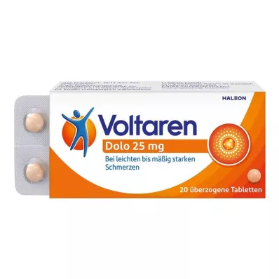 VOLTAREN Dolo 25 mg omhulde tabletten, 20 stuks VOLTAREN Dolo 25 mg omhulde tabletten, 20 stuks