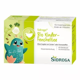 SIDROGA Biologische Venkeltheefilterzakjes voor kinderen, 20X2,0 g