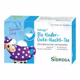 SIDROGA Biologische kinder-Wellnight-theefilterzakjes, 20 x 1,5 g