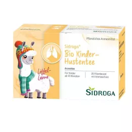 SIDROGA Biologische hoesttheefilterzakjes voor kinderen, 20X1.5 g